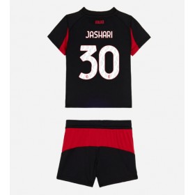 Dětské fotbalový komplet AC Milan Ardon Jashari #30 Domácí košile 2025-26 Krátkým Rukávem